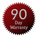 90 day warranty badge