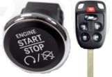 Engine start-stop button and car remote key