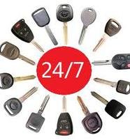 Assorted car keys cut and programmed on site 24/7